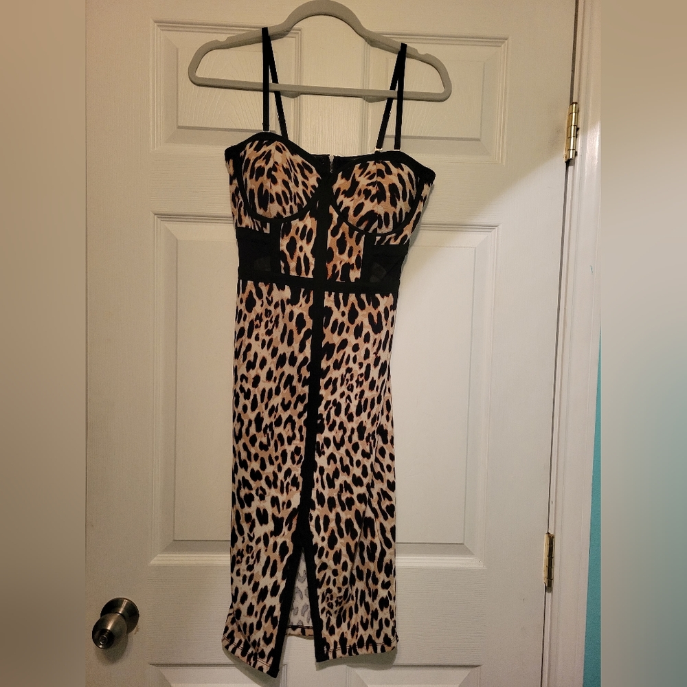 Material Girl Large Leopard Dress